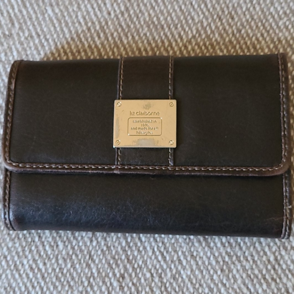 Brown Liz Claiborne Wallet